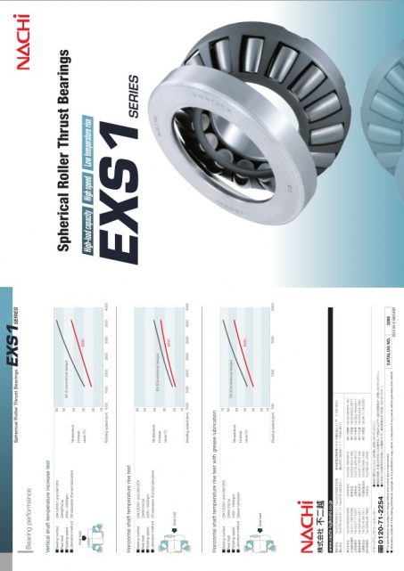 NACHI - Spherical roller thrust bearing 29xxx EXS1